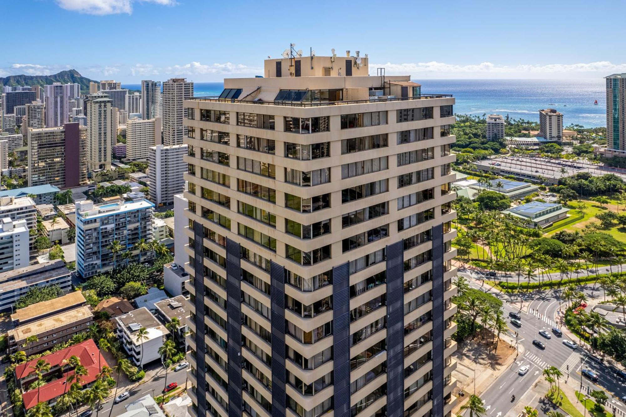 Hawaiian Monarch Penthouse 402 Apartment โฮโนลูลู ภายนอก รูปภาพ