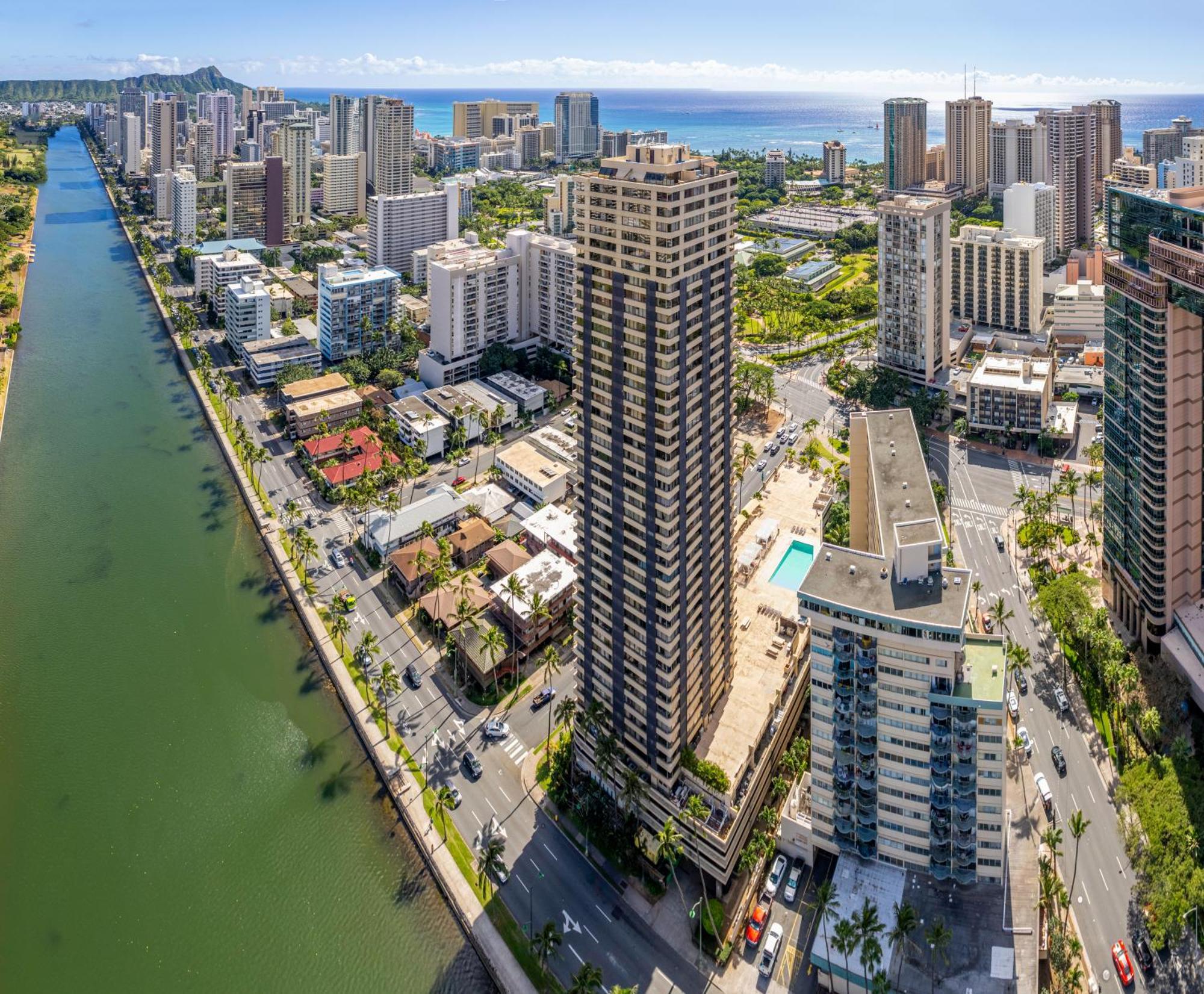 Hawaiian Monarch Penthouse 402 Apartment โฮโนลูลู ภายนอก รูปภาพ